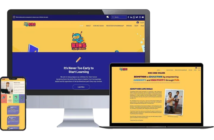 Kids Life Skills — EdTech Platform — view 2