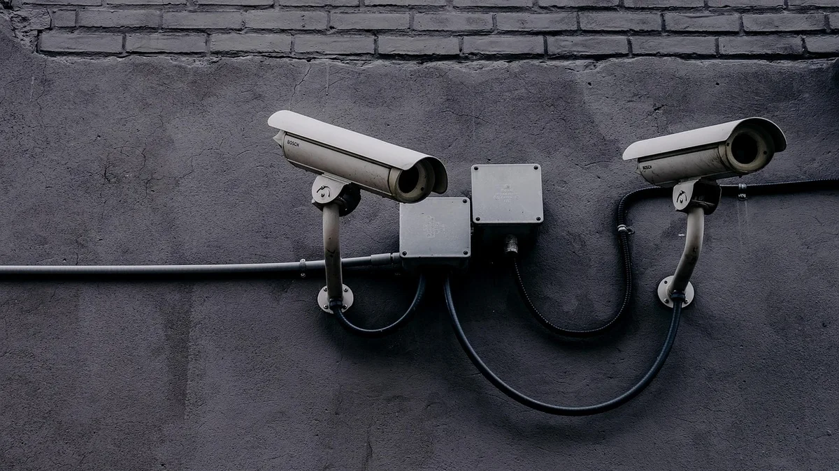 A camera watching a working environment rather than a laboratory