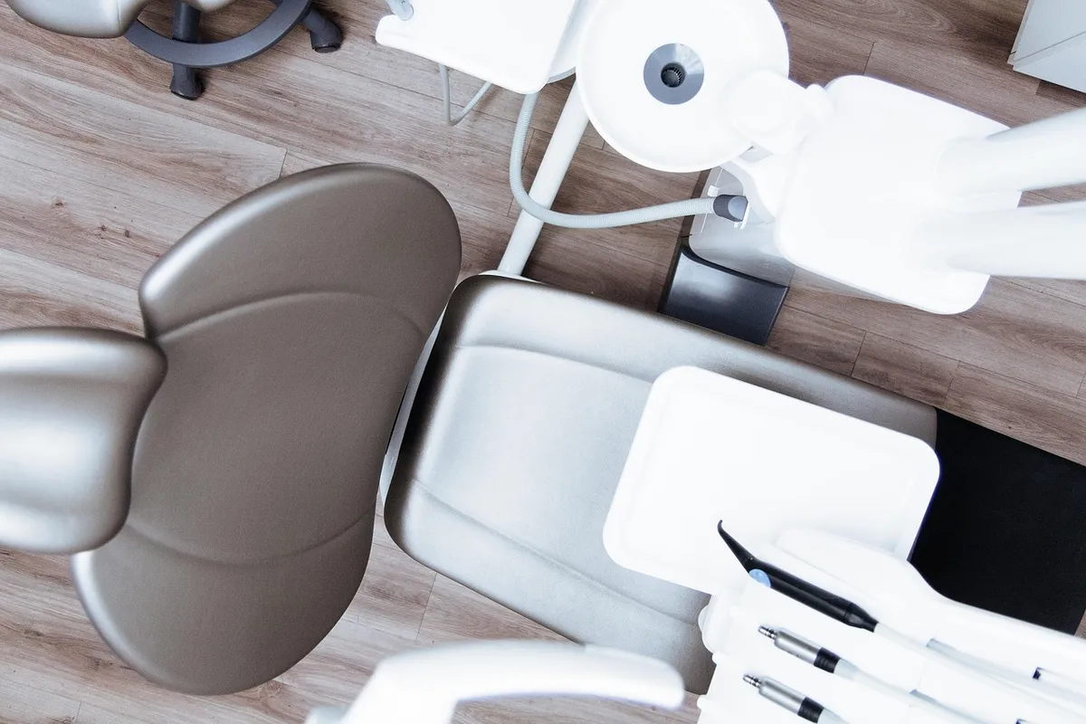 A dental chair and surgery room